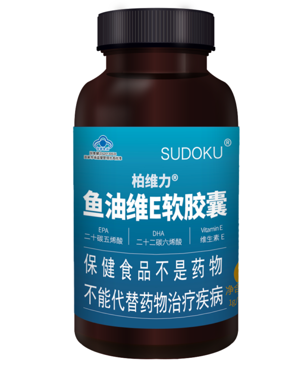 Fish Oil Vitamin E Soft Capsule